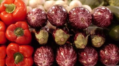 Veggies Market Stock Footage 8855099