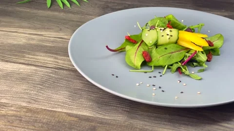 Vegsalat Stock Footage 147927465