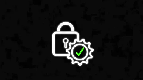 Vehicle dashboard warning symbol for low engine oil indicator glowing anima.. Vídeos de archivo 334218469
