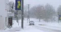 Vehicle Driving in Snow HD Footage