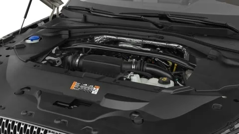 Vehicle engine Ceramic Pearl Tri-Coat 2020 Lincoln Aviator Reserve Stock Footage 160088735