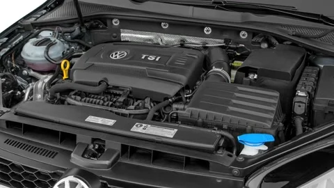 Vehicle engine Platinum Gray Metallic 2017 Volkswagen Golf Alltrack S Video stock 159949941