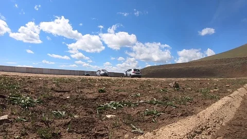 Vehicle exploding with improvised explosive device Stock Footage 111947803