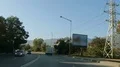 Vehicle going down highway, about to enter city, travelling, front seat view HD Footage