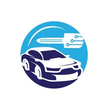 Vehicle locksmith illustration Stock Illustration