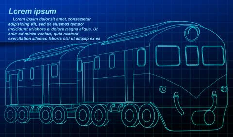 Vehicle outline. Stock Illustration