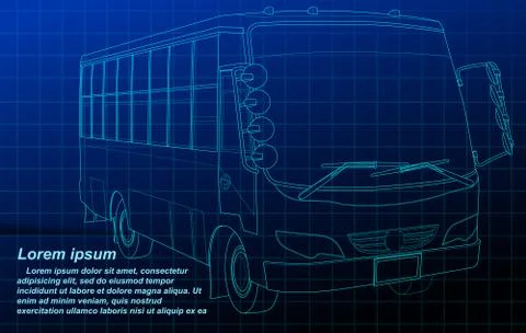 Vehicle outline. Stock Illustration
