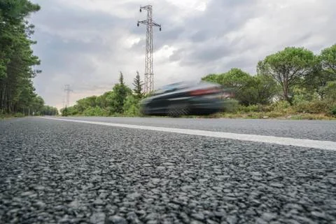 A vehicle on road Stock Photos
