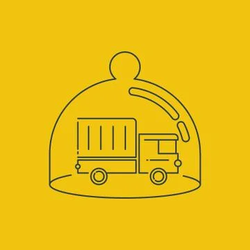 Vehicle security system concept Illustrazione stock