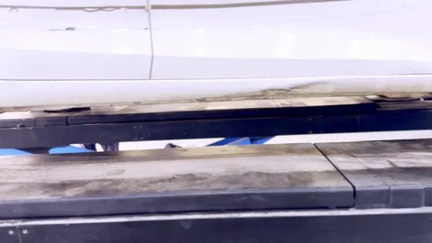 Vehicle Service in Well Equipped Workshop with Professional Car Washing Видео 336178012