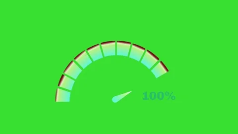 Vehicle Speedometer Dashboard UI Animation Green Screen 4K Stock Footage 327442967