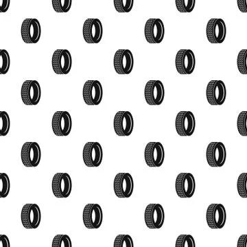 Vehicle tire pattern seamless vector イラスト素材