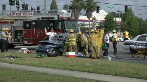 Vehicle vs Fedex LFR#2 Stock Footage 937872