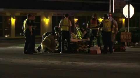 Vehicle vs pedestrian PPFR Stock Footage 933115