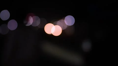 Vehicles blur bokeh light background footage Stock Footage 293519107