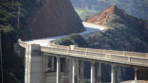 Vehicles On Bridge 03 HD Stock-Footage 38245130