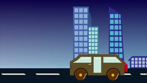 Vehicles on city highways Stock Footage 304470110