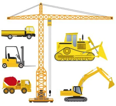 Vehicles collection Stock Illustration