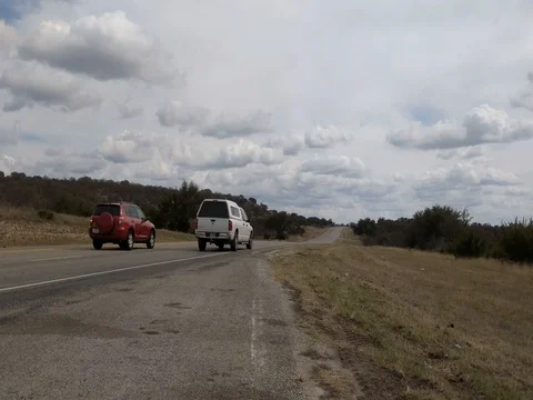 Vehicles Drive by On The Highway Stock Footage 73975201