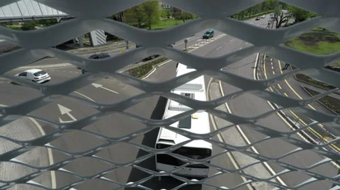 Vehicles Driven,Under Pedistrian Bridge Video stock 62273393