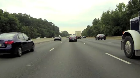 Vehicles Driving on Highway Vídeos de archivo 59792005