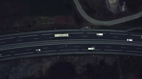 Vehicles driving on the highway. Stock Footage 193141266