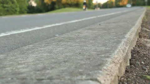 Vehicles on Dual Carriageway -Low Angle HD Stock Footage 10703161