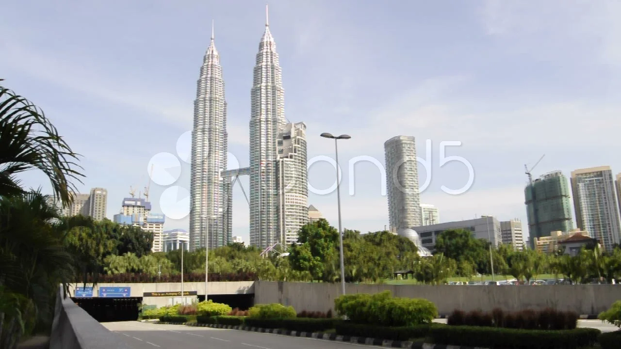 Vehicles Enter To Klcc Parking Stock Video Pond5