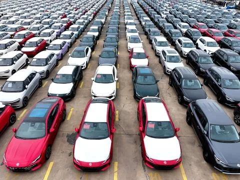 Vehicles Export 库存照片