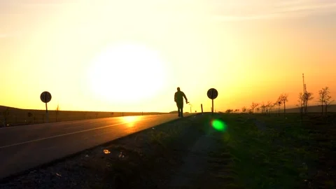 Vehicles exporting at sunrise view  Stock Footage 205570915