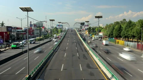 Vehicles moving through the highway. Stock Footage 53132488