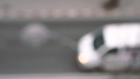 Vehicles Passing By Stock Footage 123214016