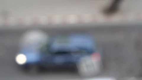 Vehicles Passing By Stock Footage 123214023