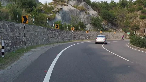 Vehicles passing through a road Stock Footage 264845498