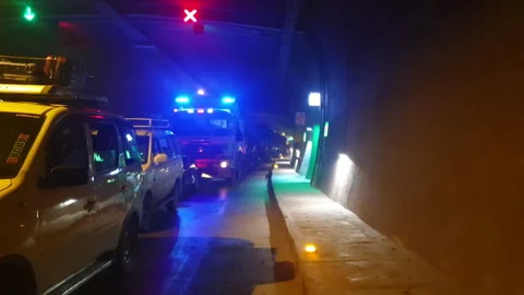 Vehicles passing through a road Stock Footage 264846246