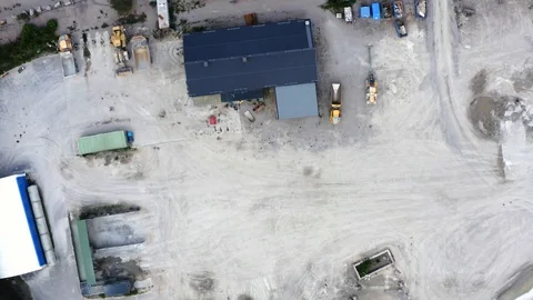 Vehicles in quarry Stock Footage 110628494