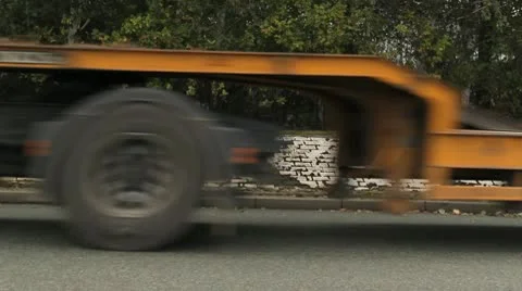 Vehicles on Roundabout Passing Close HD Stock Footage 10688332