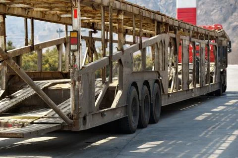 Vehicles transporter Stock Photos
