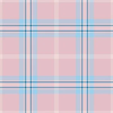 Veil plaid pattern background, 30s seamless tartan fabric. Soft vector text.. Stock Illustration
