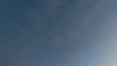 Veiled clouds over the blue sky Video stock 263329016