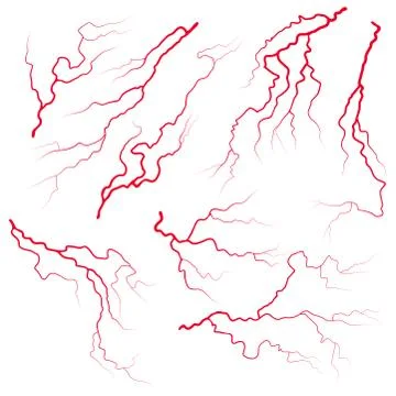 Vein blood set vector symbol icon design. Beautiful illustration isolated on  Stock Illustration