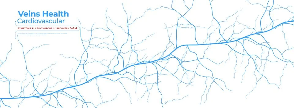 Veins Mesh Cell Vascular Network Pattern on White Background for Hematology 스톡 일러스트
