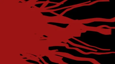 Veins Wipe Transition Video stock 1051208