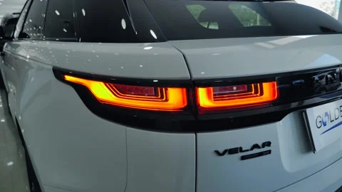 Velar lights on Video stock 152838787