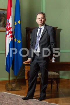 Veljko KAJTAZI, Croatian parliament representative of the Roma and minorities Stock Photos