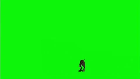 Velociraptor Attacking on Green Screen 03 Stock-Footage 220648510