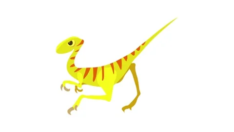 Velociraptor Cartoon Stock Video Footage | Royalty Free Velociraptor ...