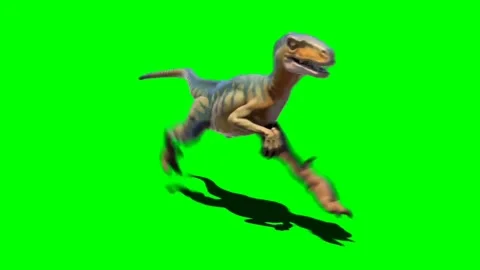 Velociraptor Running Across Screen Roar 1 Effect