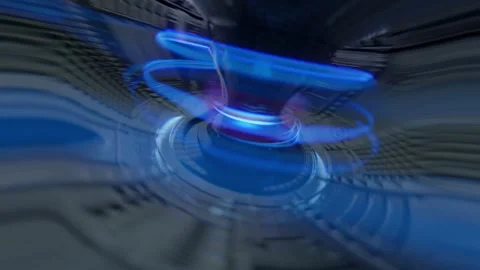  Velocity Vortex: High-Speed Reactor Orbit Stock Footage 327817726