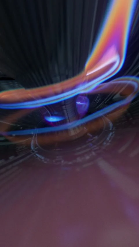 Velocity Vortex: High-Speed Reactor Orbit Stock Footage 327818659